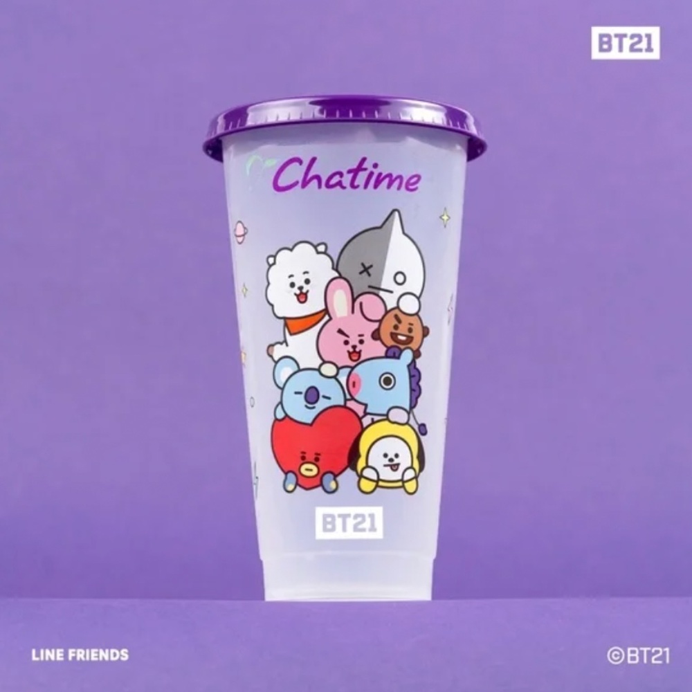 Chatime BT21 Colour Changing Cup